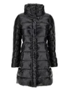 Fay Down Jacket With Long Quilted Design In Black