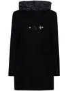 Fay Toggle Coat In Wool Cloth