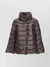 Fay Quilted Cape Down Jacket With Zip In Gray