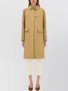 Fay Long Sleeve Back Vent Flap Pockets Coat