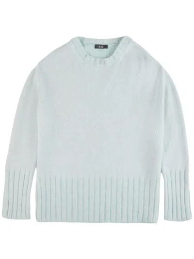 Fay Long-sleeve Jumper In Blue