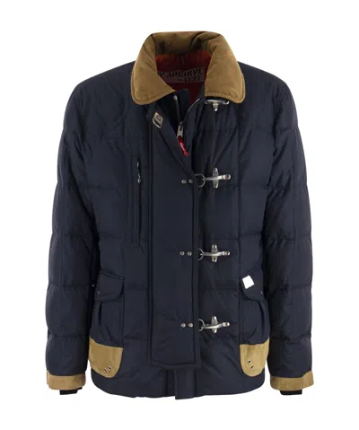 Fay Long-sleeve Padded Jacket In Black