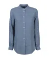 Fay Long Sleeve Top In Blue
