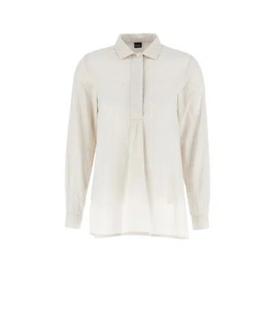 FAY LONG-SLEEVED BLOUSE WITH CLASSIC COLLAR