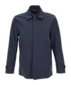 Fay Long-sleeved Casual Jacket In Black