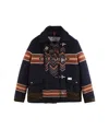 Fay Embroidered Wool Blend 4 Ganci Yateh Jacket In Black