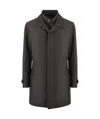 Fay Long-sleeved Casual Jacket In Black