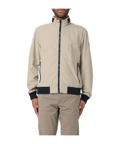 Fay Long-sleeved Casual Jacket In Gray