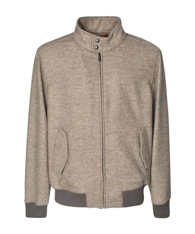 Fay Long-sleeved Casual Jacket In Nude