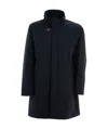 Fay Long-sleeved Coat In Blue