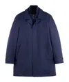 Fay Long-sleeved Coat In Blue