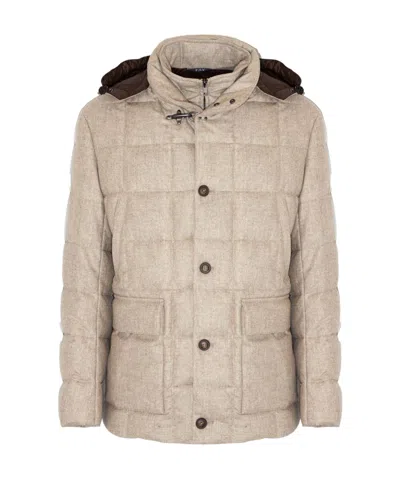 FAY FAY HOODED PADDED COAT