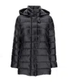 Fay Long-sleeved Down Jacket In Black