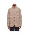 Fay Long-sleeved Down Jacket In Nude