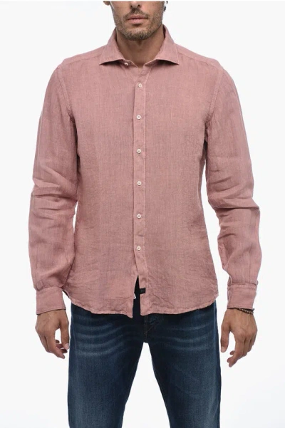 Fay Long Sleeved Linen Shirt