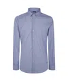 Fay Long-sleeved Shirt In Blue