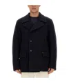 Fay Wool Coat In Black