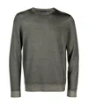 Fay Long-sleeved Sweater In Black