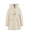 Fay Toggle Coat In Wool And Cashmere In Nude