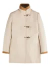Fay Long-sleeves Coat In Neutral