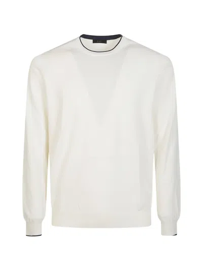 Fay Long-sleeves Sweatshirt In White