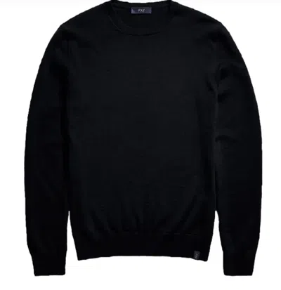 Fay Luxurious 100% Wool Sweater In Black
