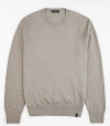 Fay Crew-neck Wool Sweater In Gray