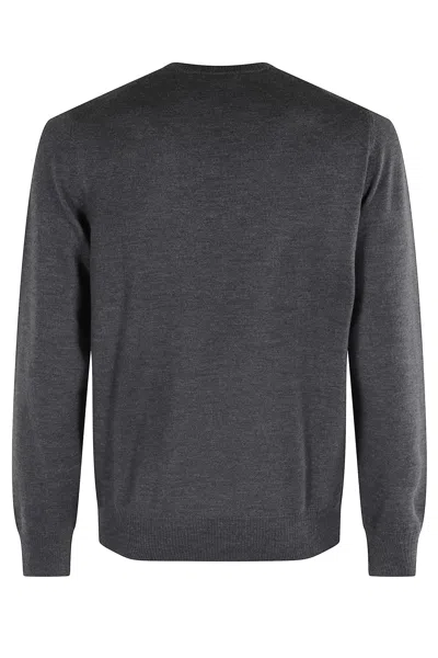 Fay Maglia Girocollo In Gray