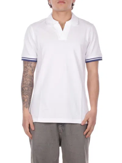 Fay Man Polo Npmb252141 Stdwb001 Polo Without Bot Piquet Str White