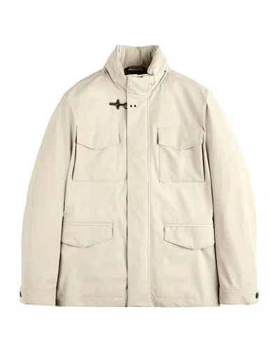 Fay Medium Tan Field Stretch Utility Jacket In Neutral