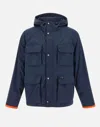Fay Navy Blue Nylon Windbreaker