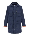 Fay Men Coats In Blue