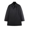 Fay Morning Coat In Technical Poplin