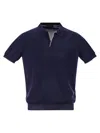 Fay Logo-embroidered Short-sleeved Polo Shirt In Multicolor