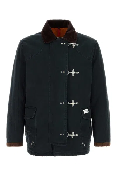 Fay Men's Cotton Padded Jacket In Blue