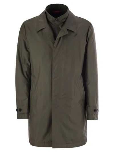 Fay Men Easy Morning Coat In Green