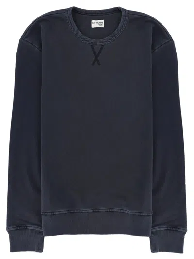 Fay Crew-neck Sweatshirt In Blue