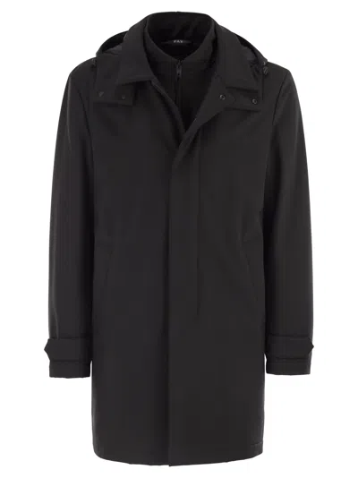 FAY FAY MEN MORNING COAT TRAVEL IN JERSEY STRETCH