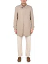 Fay Men Morning Double Jacket In Brown