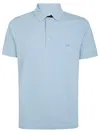 Fay Polo Db Collar Piquet In Blue