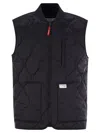 Fay Quilted Vest - Archive In Blue