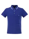 Fay Embroidered-logo Polo Shirt In Multicolor