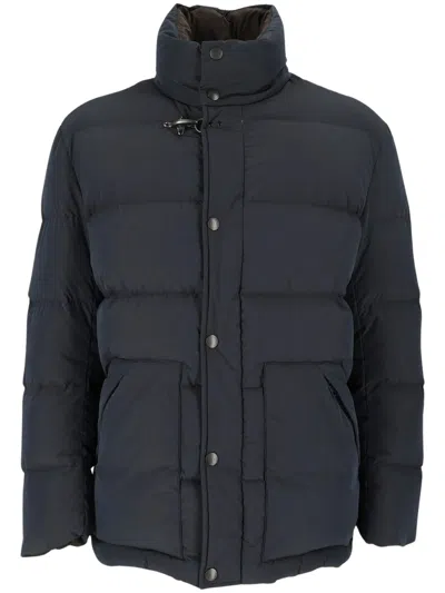 Fay Men's Tailored Coat In Navy