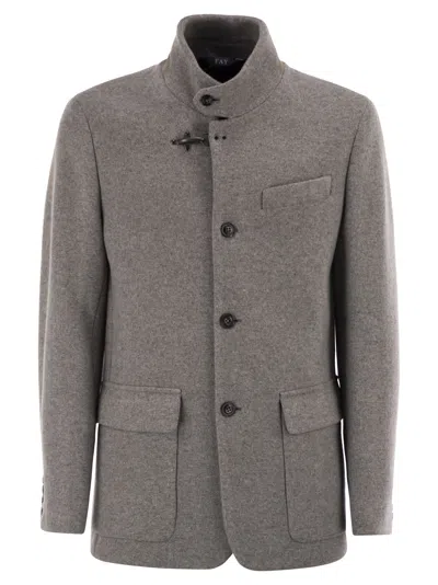 FAY FAY MEN WOOL PEA COAT