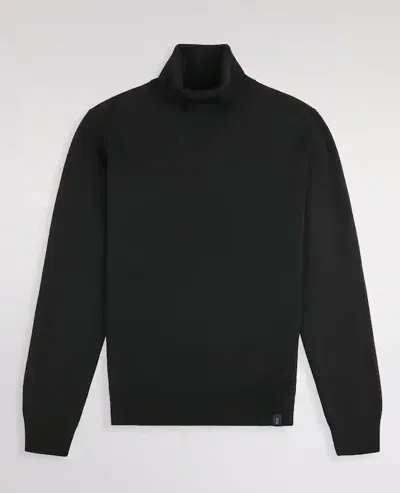 Fay Merino Wool Turtleneck In Brown