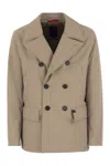 Fay Peacot Double Front Trenches And Coats In Beige