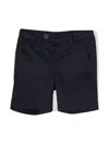 Fay Mid-rise Straight-leg Shorts In Blue