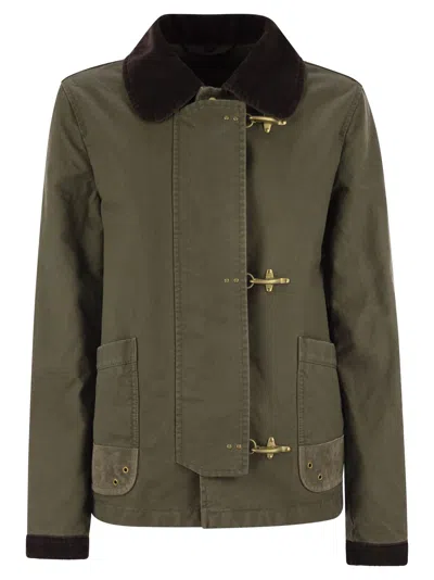 Fay Mini 3ganci - Fabric Jacket In Green