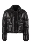 Fay Mini Cropped Down Jacket With Hooks In Red