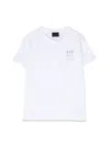 Fay Mini Stylish Cotton T-shirt For Boys In White
